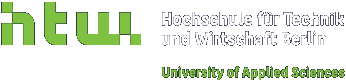 Logo of HTW Berlin - University of Applied Sciences.